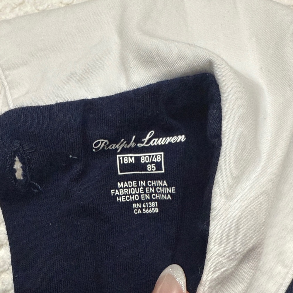 Ralph Lauren Navy and White Sailor Dress - Picture 2 of 5